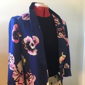 J. Crew bold floral blazer